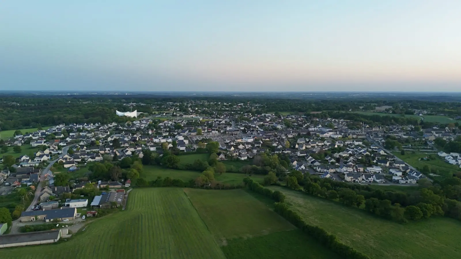 Prise de vue aérienne de La Bouëxière 2
