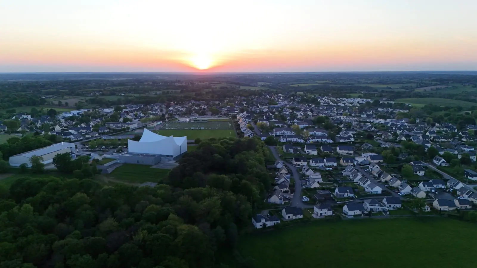 Prise de vue aérienne de La Bouëxière 3